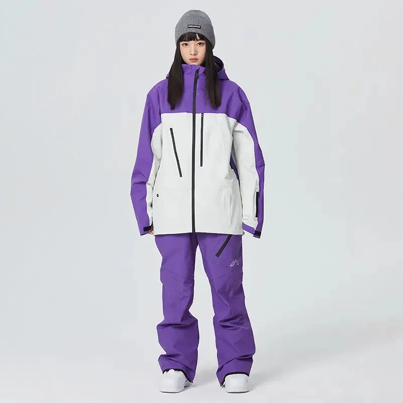 3L Shell Ski Suits Unisex Winter Snowsuits Set