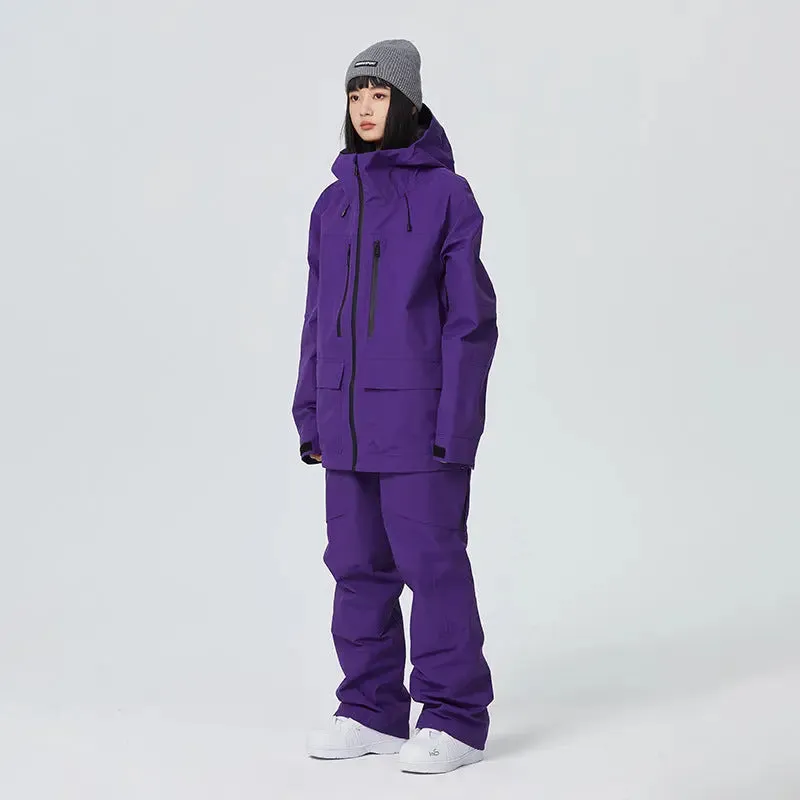 3L Shell Ski Suits Unisex Winter Snowsuits Set