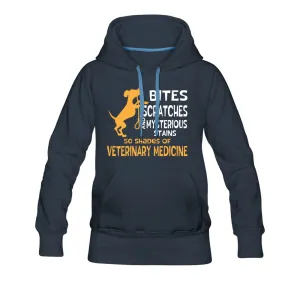 50 Shades of Veterinary Medicine Women’s Premium Hoodie