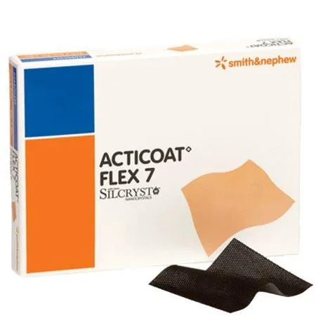 ACTICOAT Flex 7 Antimicrobial Barrier Dressing with Silcryst Nanocrystals 4" x 5"