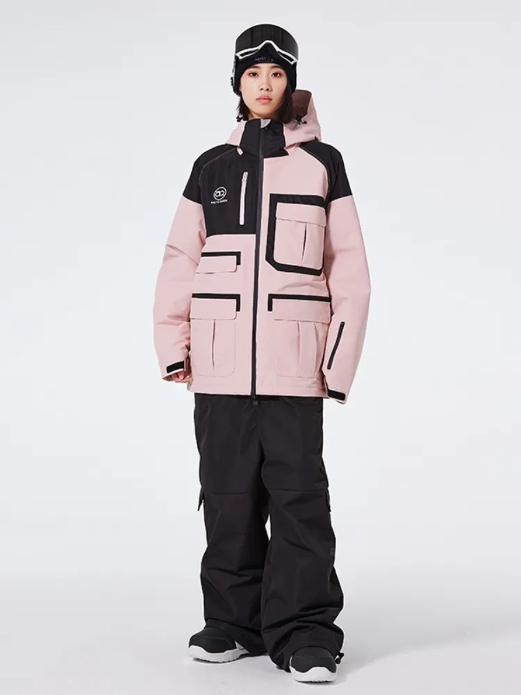 ARCTIC QUEEN Colorblock Cargo Ski Suit - Women's