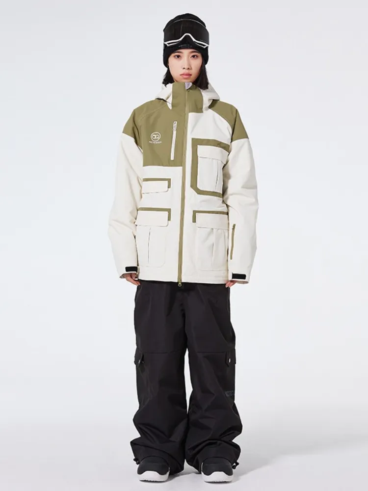 ARCTIC QUEEN Colorblock Cargo Ski Suit - Women's