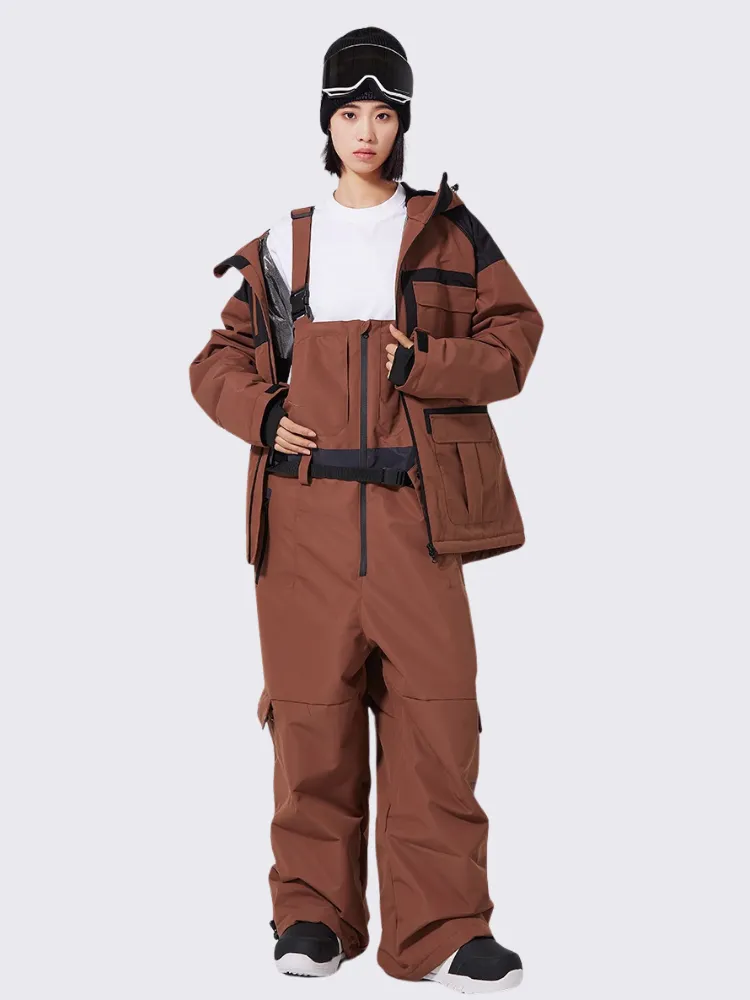 ARCTIC QUEEN Colorblock Cargo Ski Suit - Women's