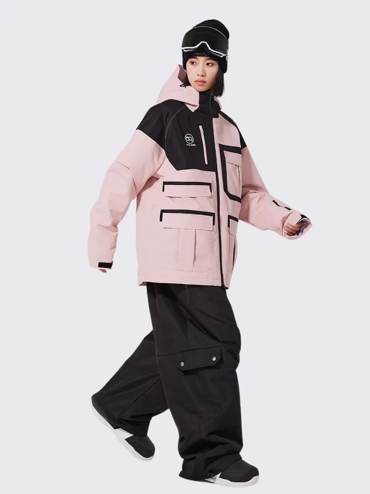 ARCTIC QUEEN Colorblock Cargo Ski Suit - Women's