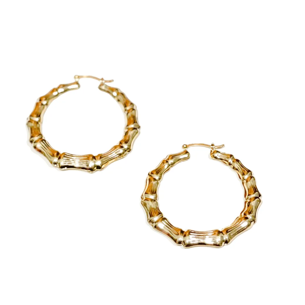 'Around the Way' Bamboo Earrings