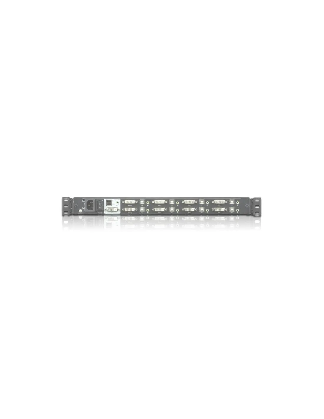 ATEN Cl6708mw refurbished laptop Rack Mounting Black KVM Switch