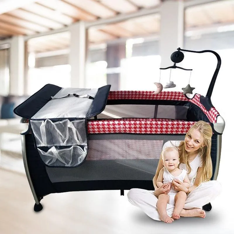 Babylove Large Playpen Two Layers with Toy 27-920AP