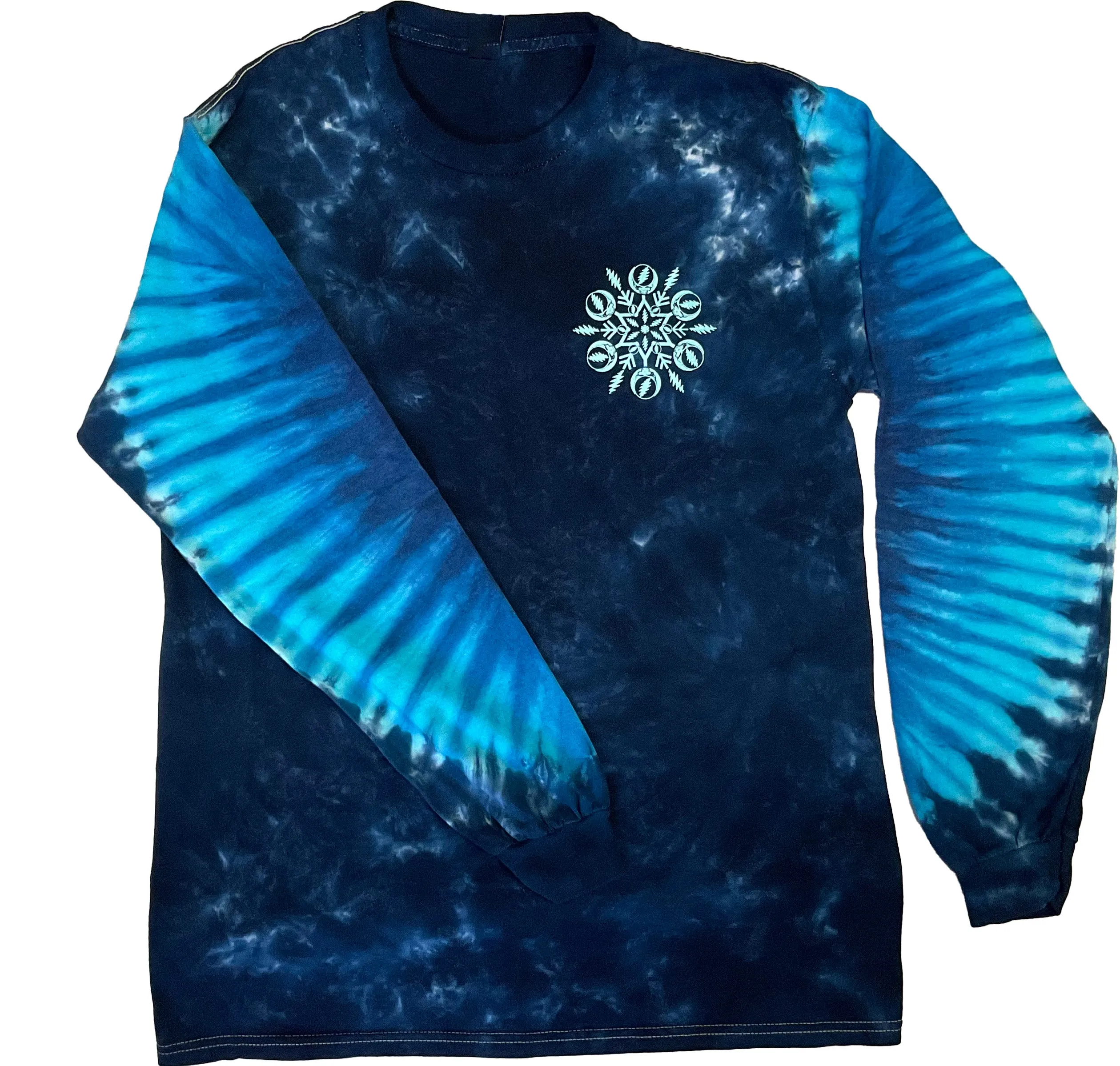 Bolt and Stealie Snowflake Long Sleeve