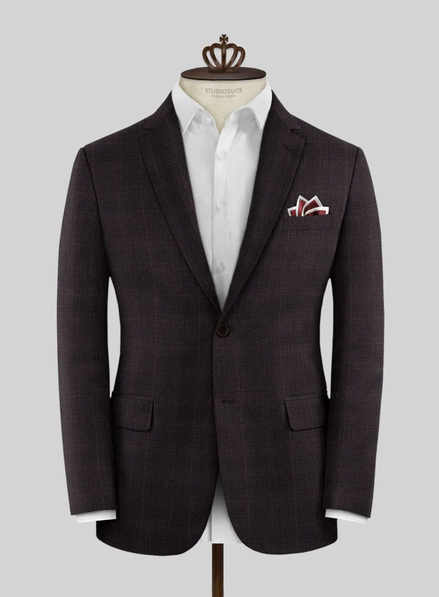 Bristol Rosalia Purple Checks Suit