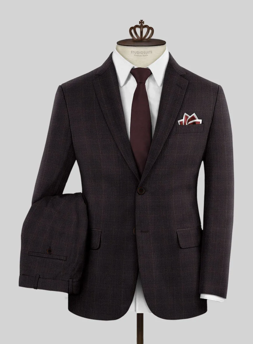 Bristol Rosalia Purple Checks Suit