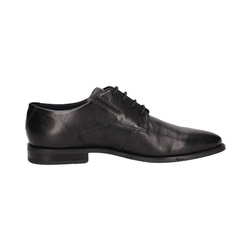 Bugatti Mens Black Soft Leather Lace-Up Shoe 312-AFY04-1000