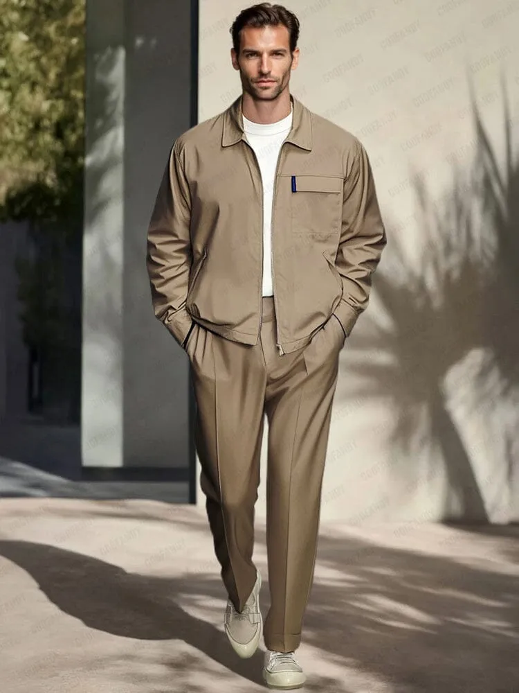 Cargo Style Jacket Pants Set