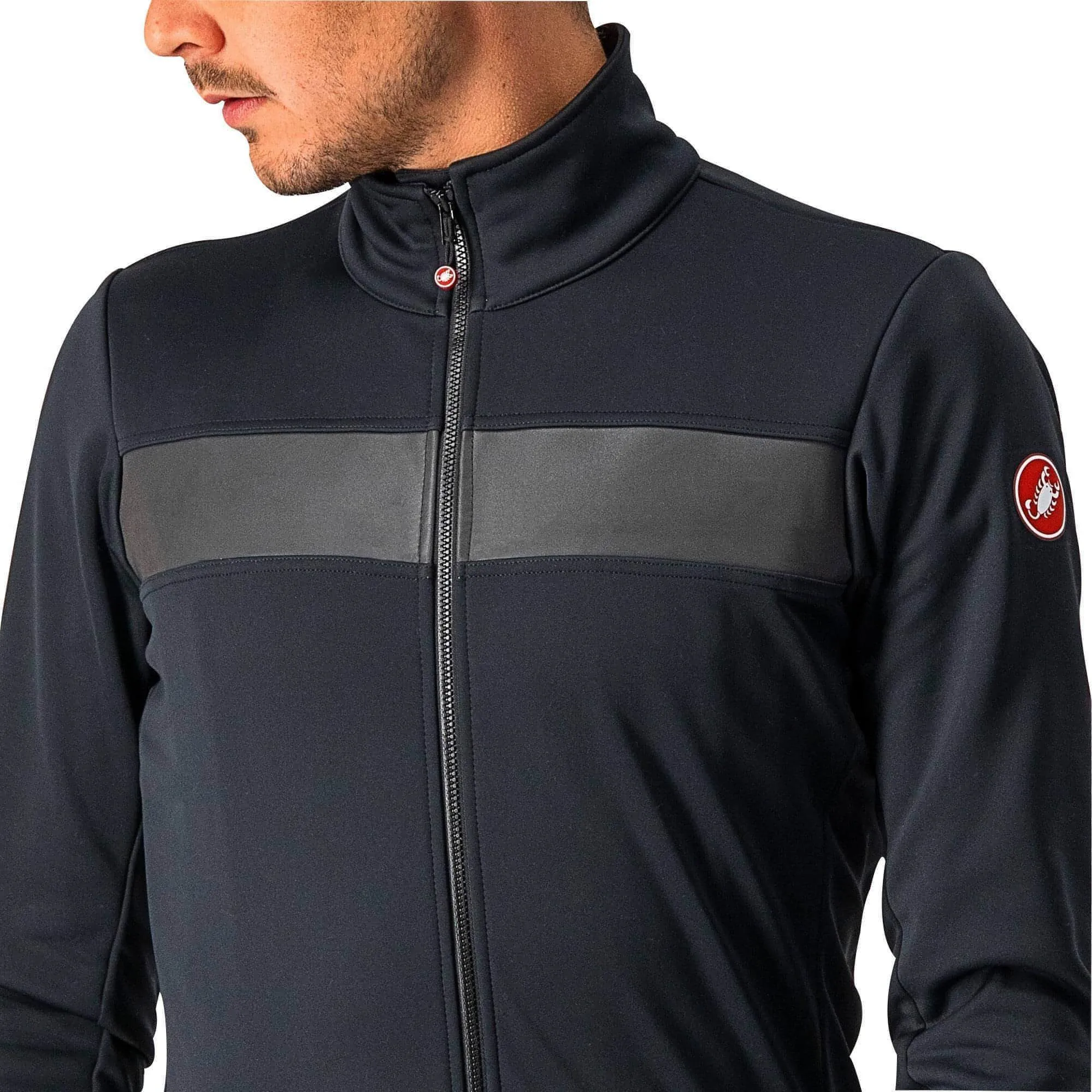 Castelli Raddoppia 3 Mens Cycling Jacket - Black