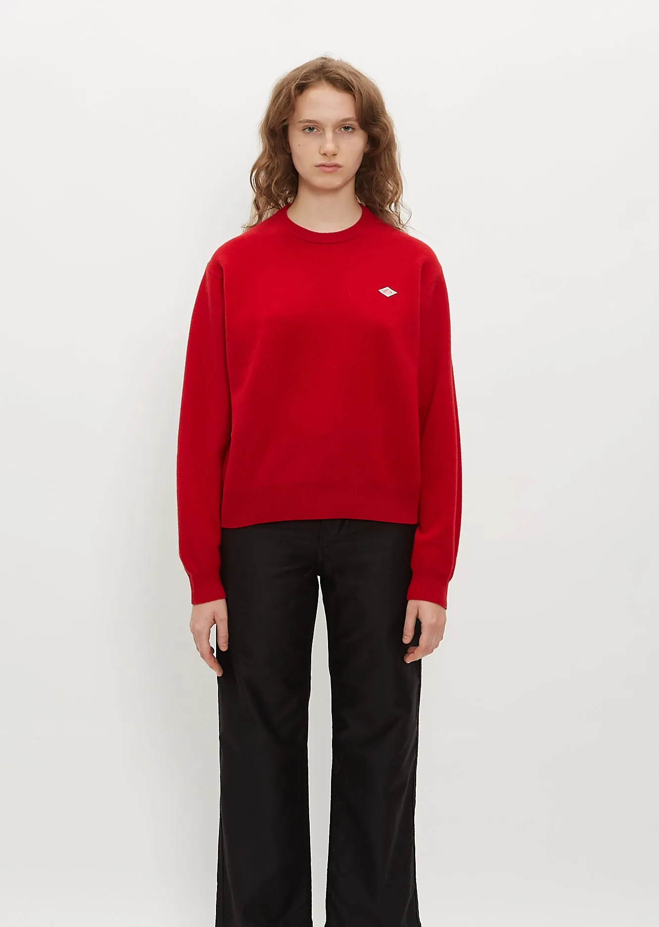 Crew Neck Long Sleeve P.O — Red