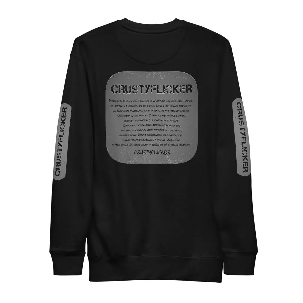 CRUSTYFLICKER Dogtag - Unisex Fleece Pullover (sleeves)