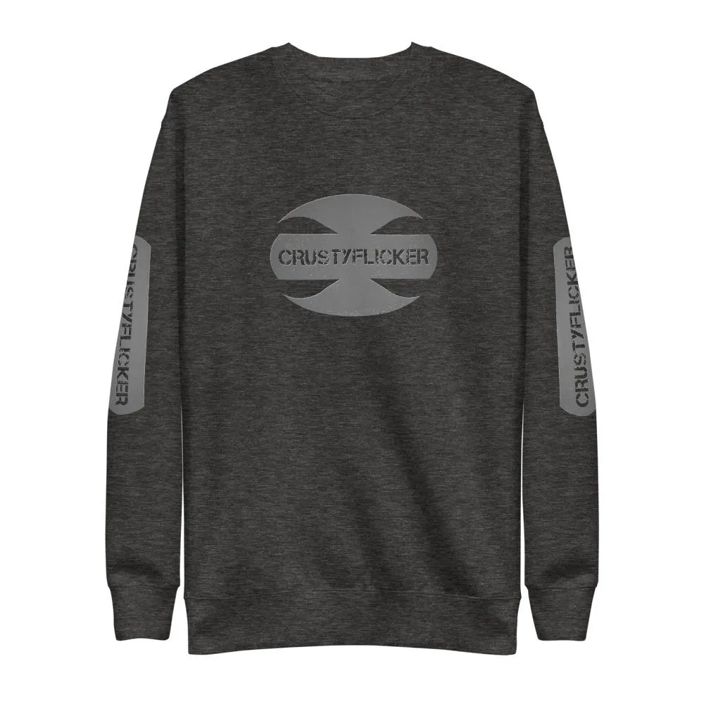 CRUSTYFLICKER Dogtag - Unisex Fleece Pullover (sleeves)