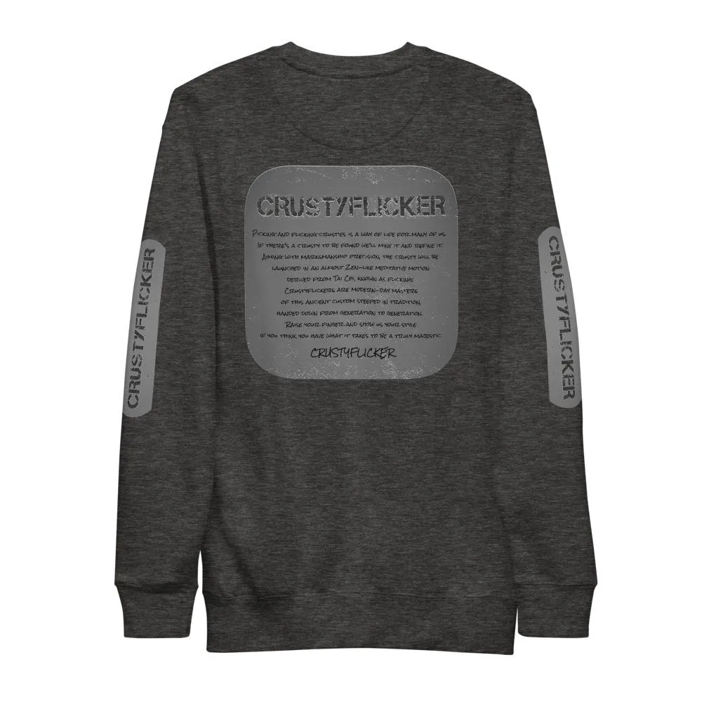 CRUSTYFLICKER Dogtag - Unisex Fleece Pullover (sleeves)