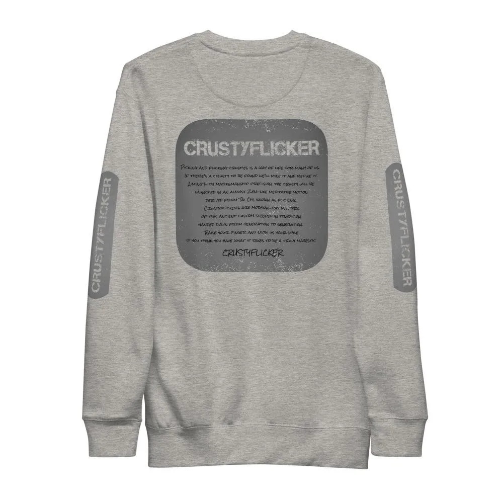 CRUSTYFLICKER Dogtag - Unisex Fleece Pullover (sleeves)