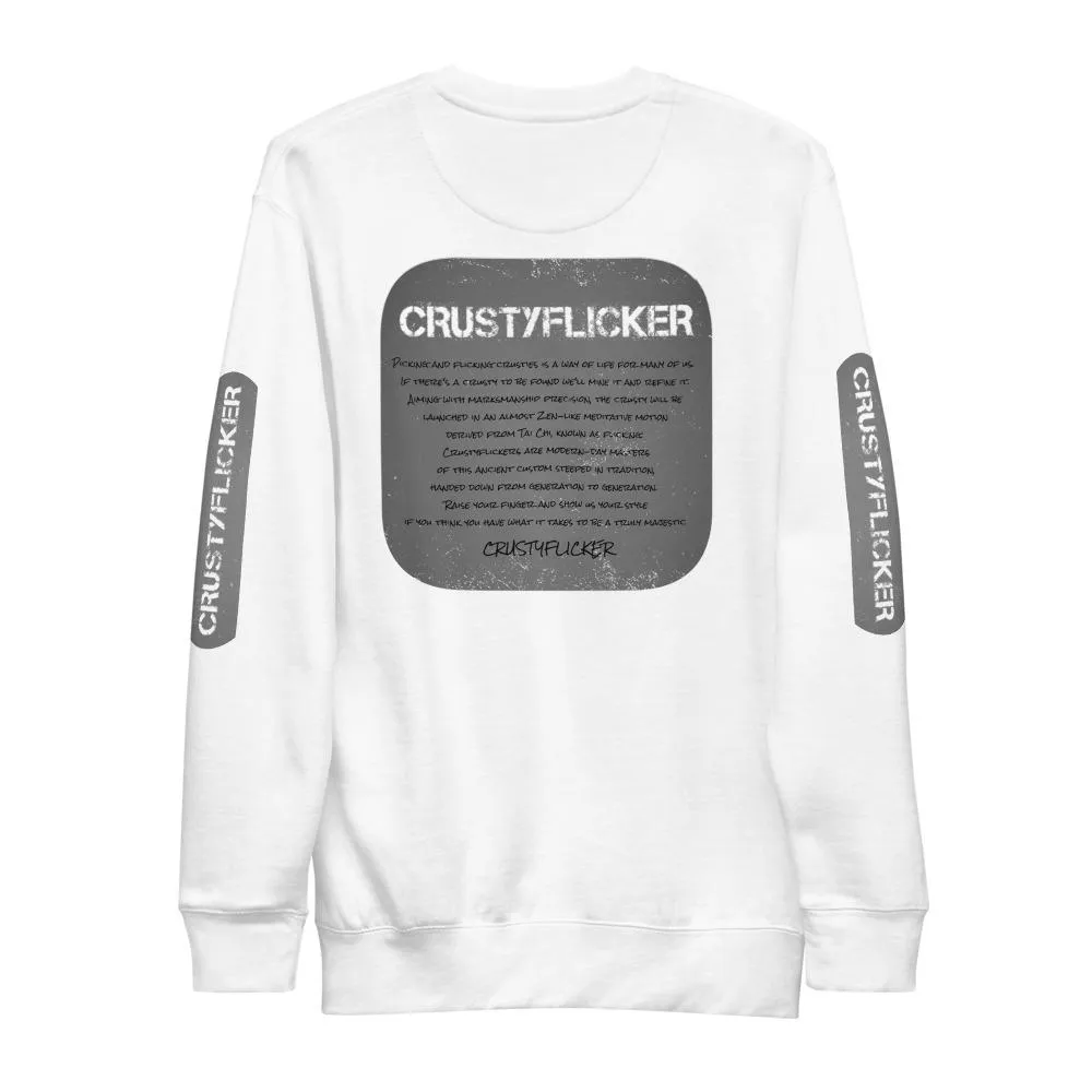 CRUSTYFLICKER Dogtag - Unisex Fleece Pullover (sleeves)