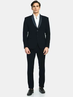 Dark Blue Italian Tuxedo Slim Fit Suit