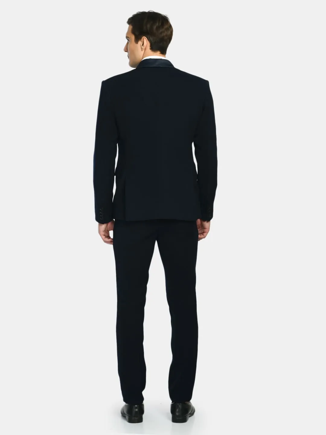 Dark Blue Italian Tuxedo Slim Fit Suit