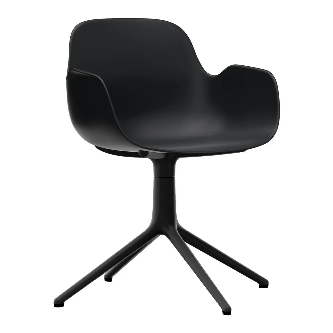 Form Armchair - 4L Swivel Base