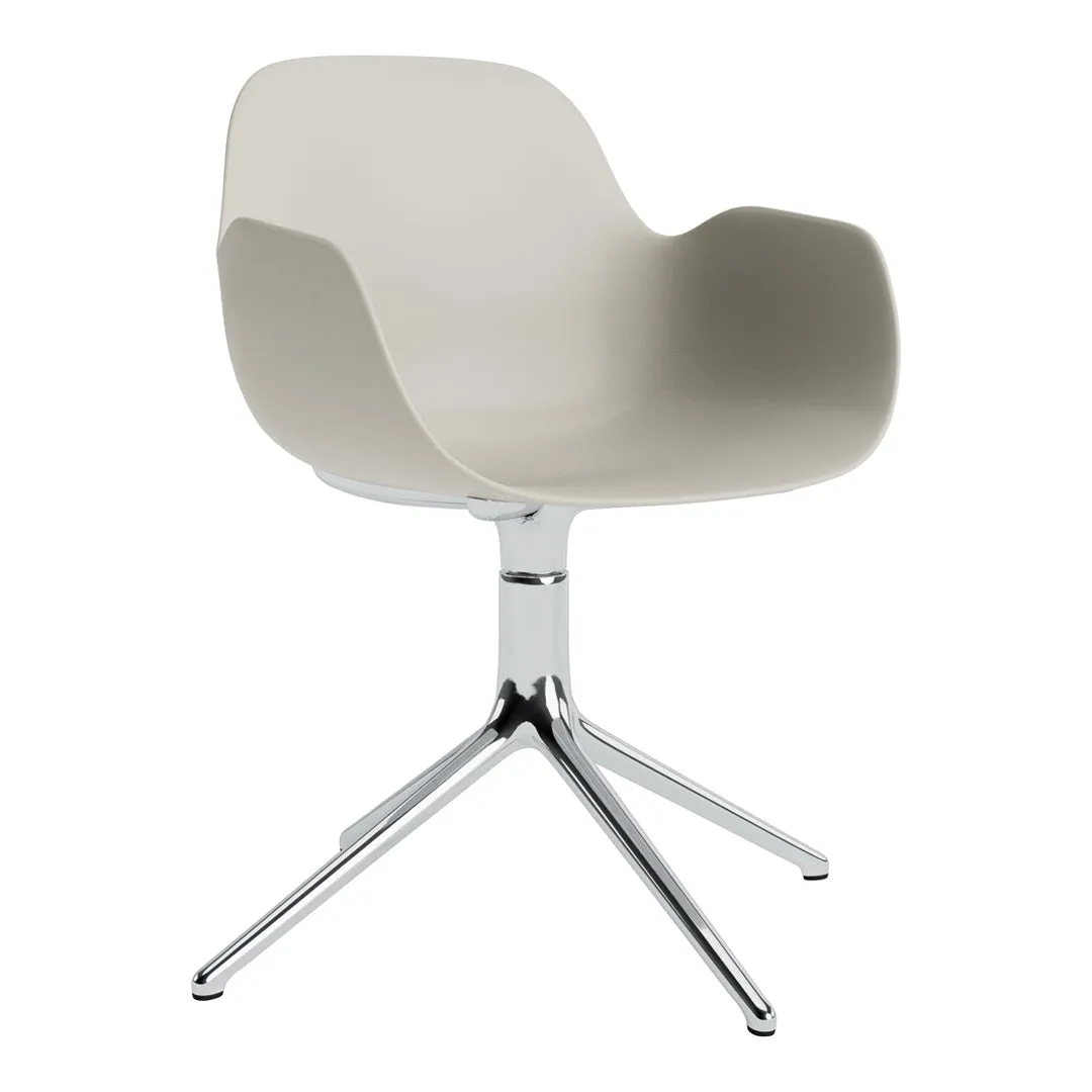 Form Armchair - 4L Swivel Base