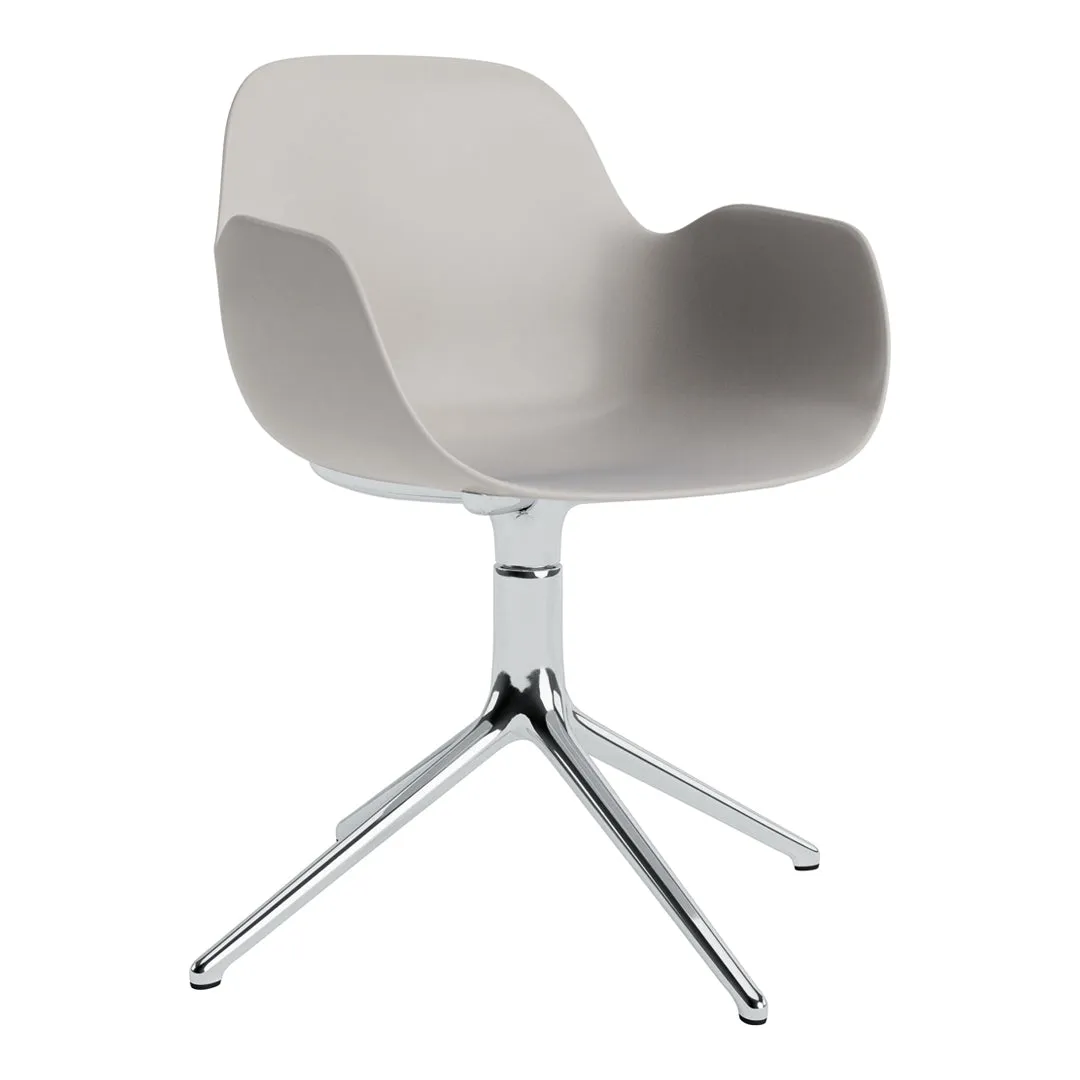 Form Armchair - 4L Swivel Base