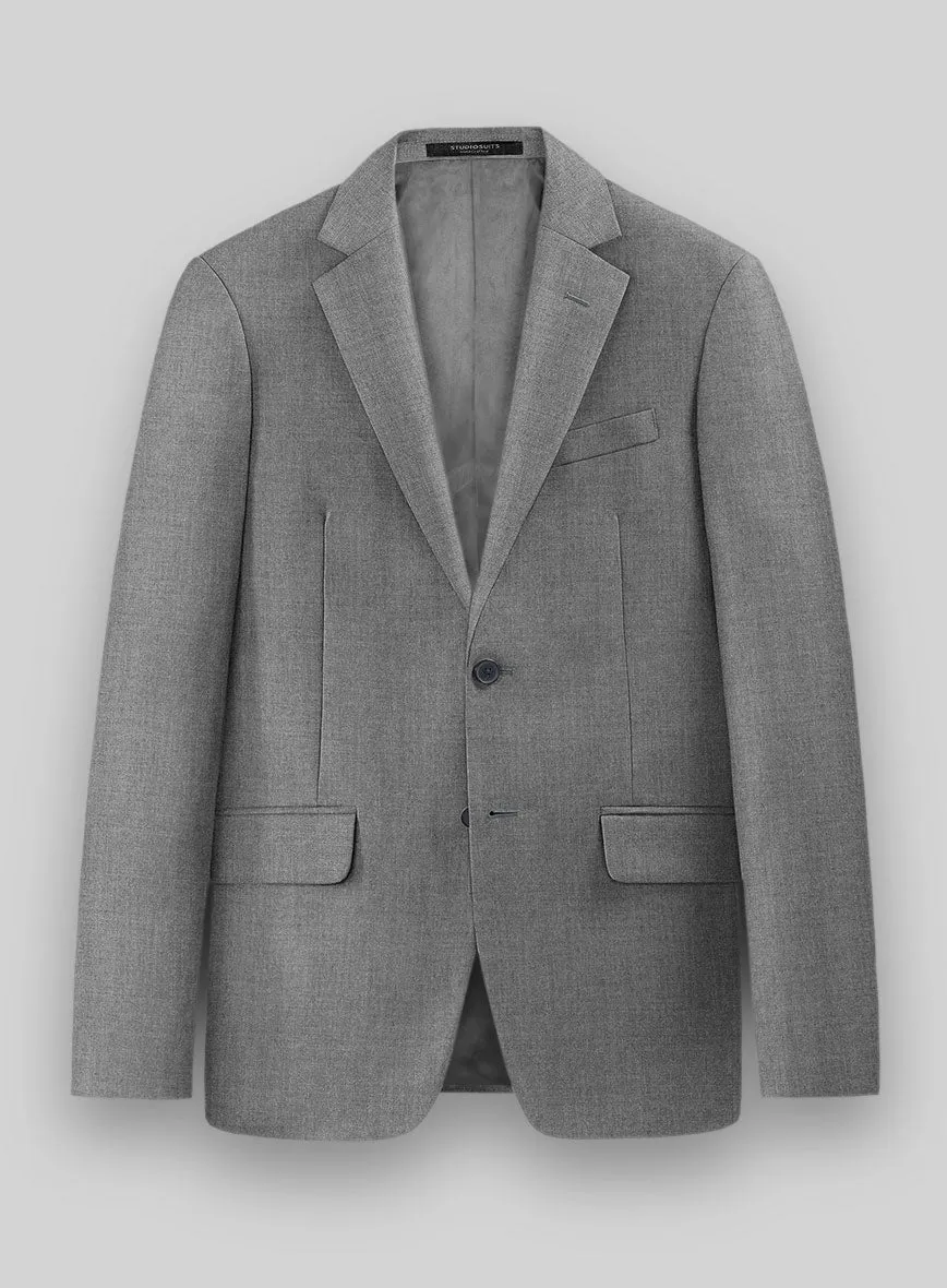 Hardy Minnis Gray Twill Wool Suit