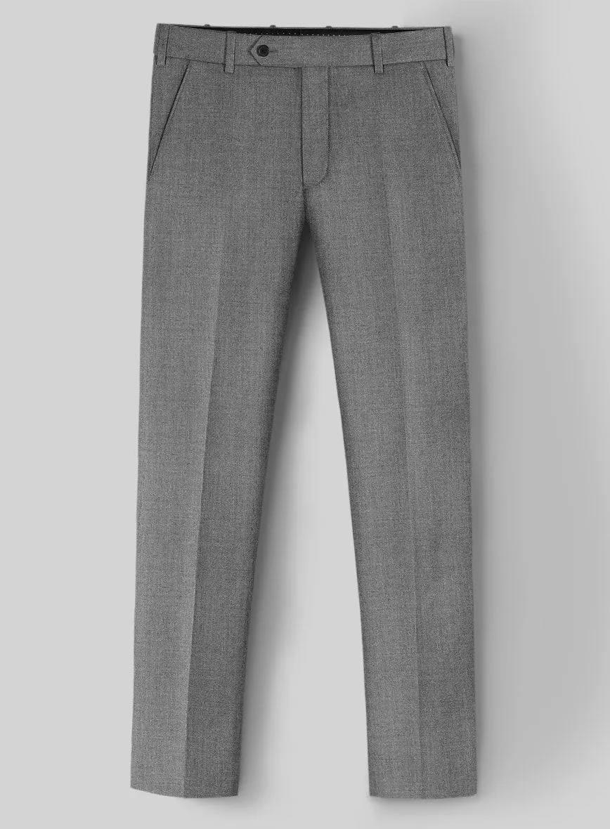 Hardy Minnis Gray Twill Wool Suit