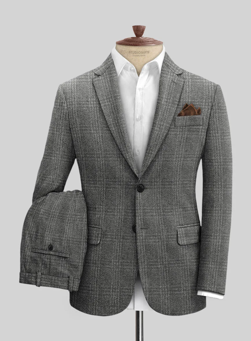 Highlander Gray Tartan Tweed Suit