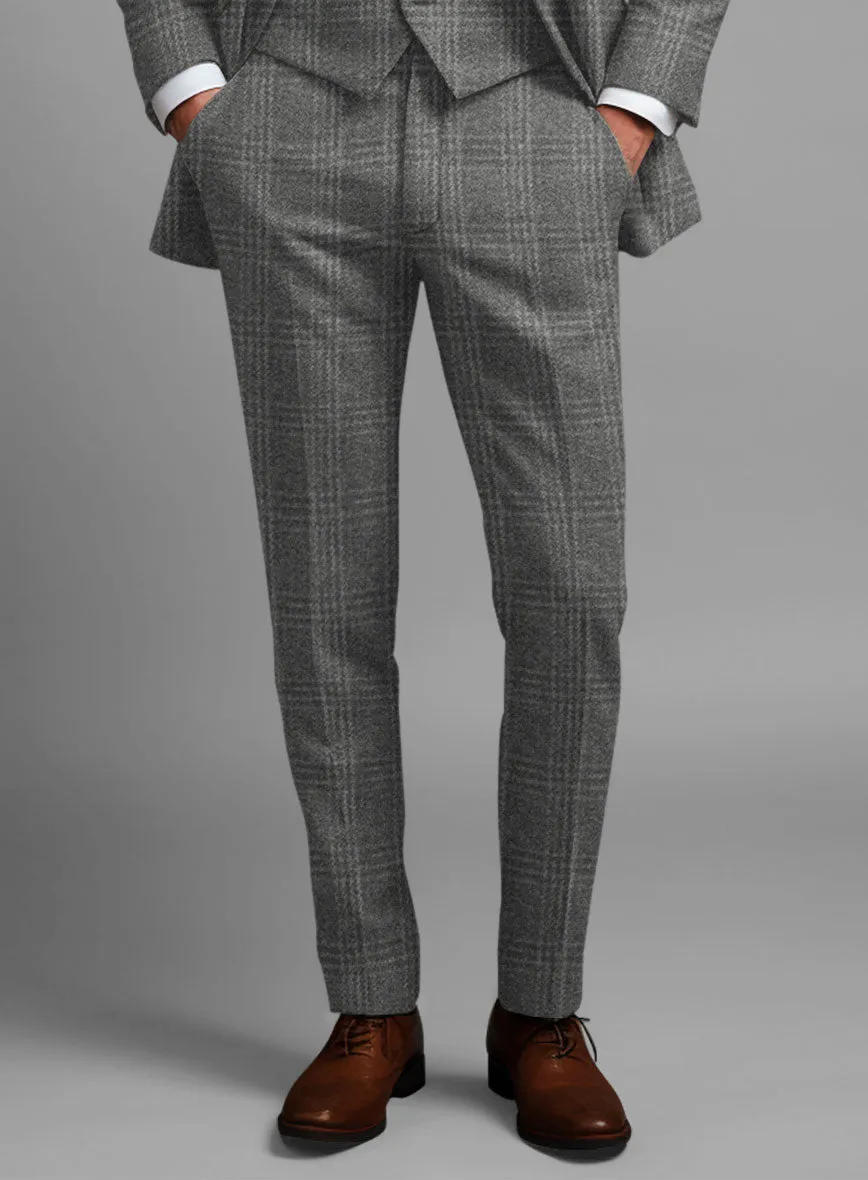 Highlander Gray Tartan Tweed Suit