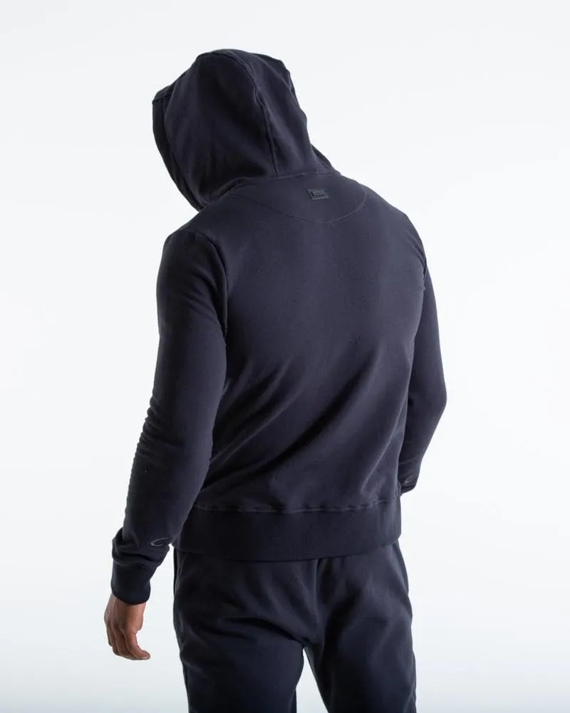 MARCIANO ZIP HOODIE - CHARCOAL