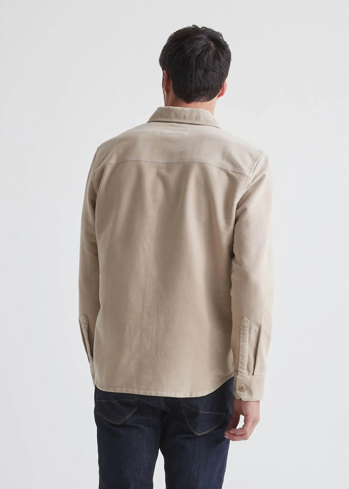 No Sweat Moleskin Shirt - Almond