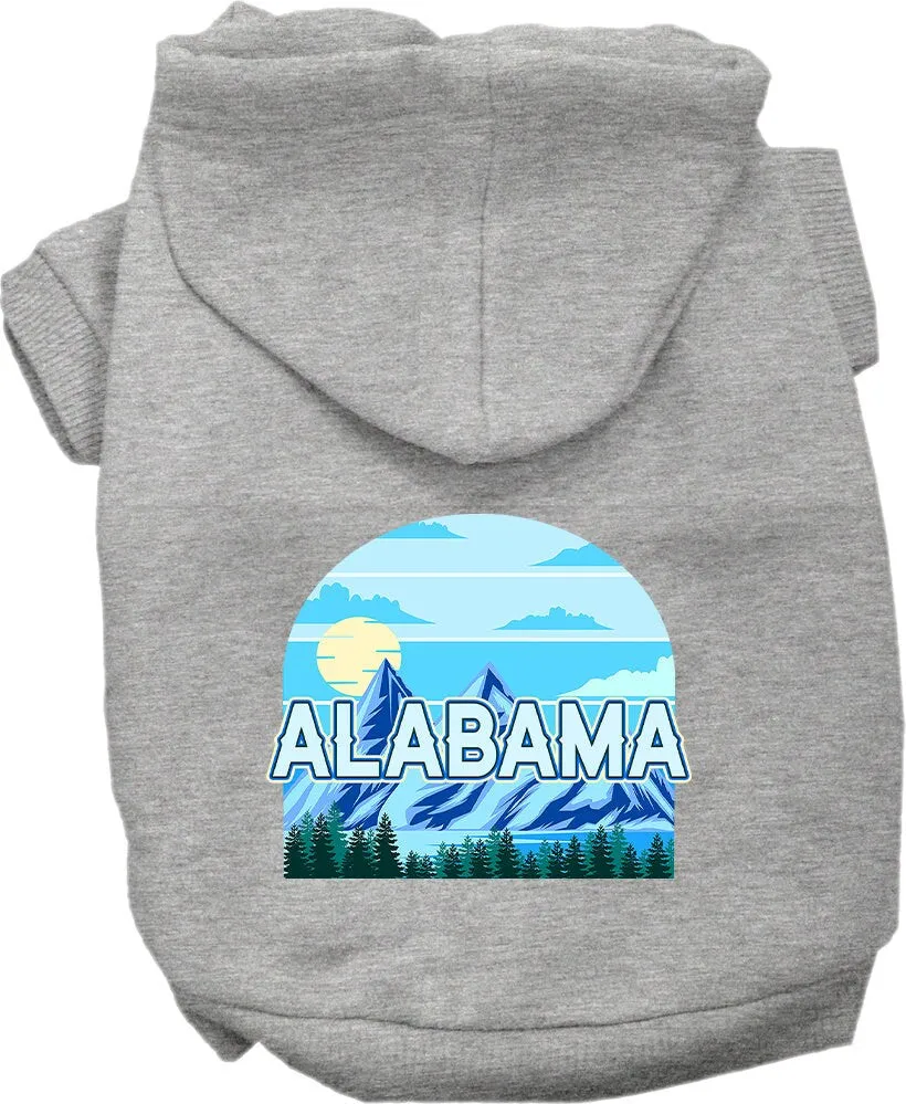 Pet Dog & Cat Screen Printed Hoodie for Medium to Large Pets (Sizes 2XL-6XL), "Alabama Trailblazer"