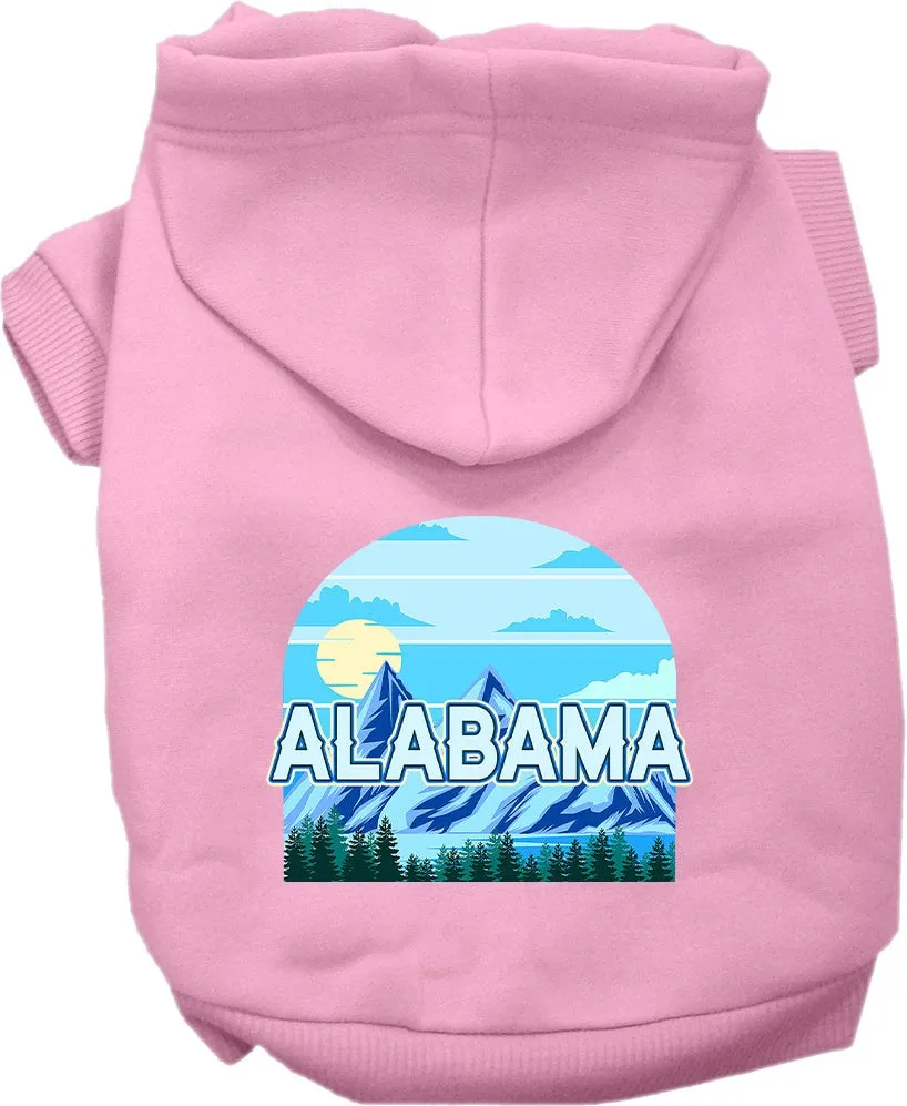 Pet Dog & Cat Screen Printed Hoodie for Medium to Large Pets (Sizes 2XL-6XL), "Alabama Trailblazer"