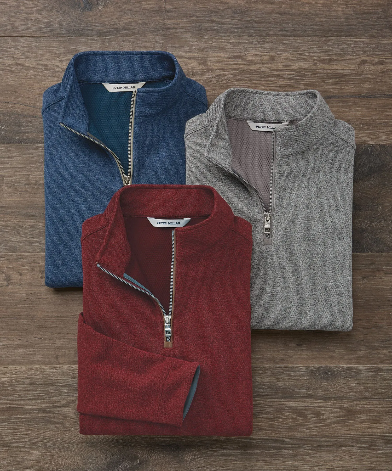 Peter Millar Pullover Sweater Fleece Quarter Zip