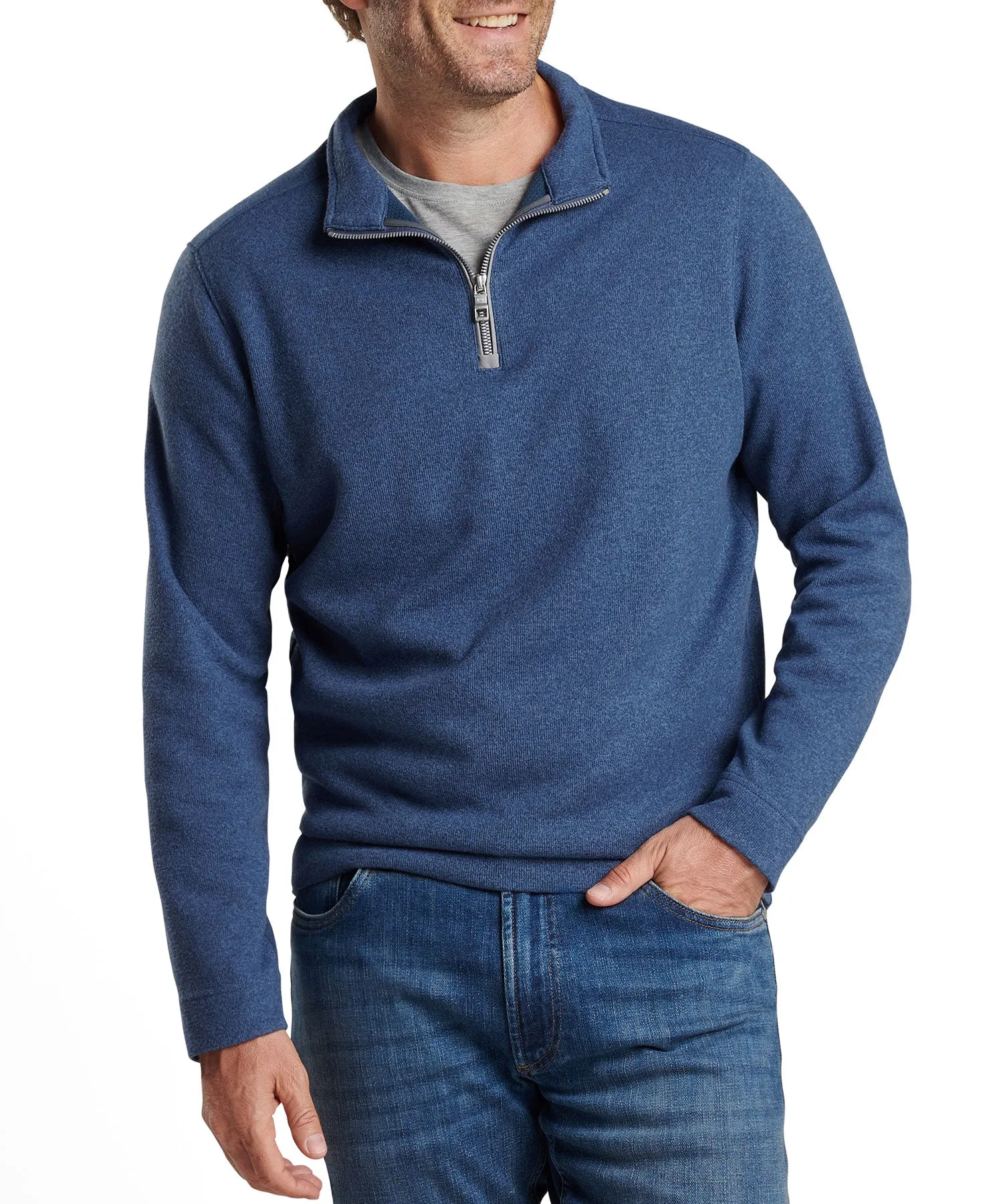 Peter Millar Pullover Sweater Fleece Quarter Zip