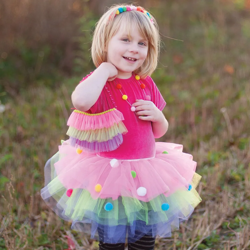 RAINBOW POM POM TUTU