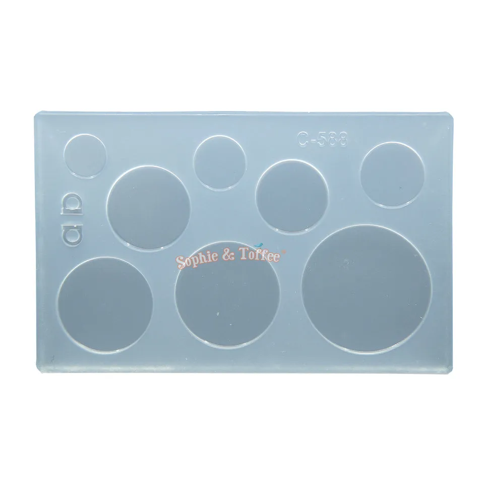 Round Base Disc for Hollow Dome Silicone Mold