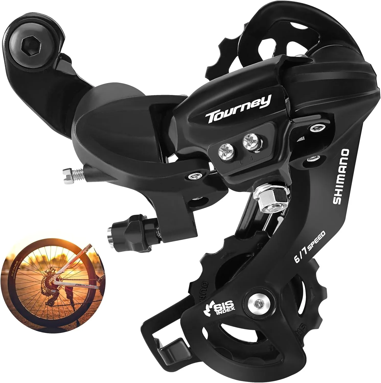 Shimano Tourney TX 7 speed  Rear Derailleur RD-TY300 - Live 4 Bikes