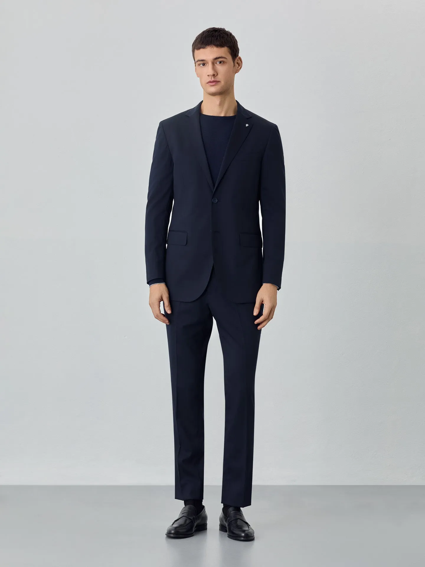 Slim Fit K-Performance Herringbone Suit