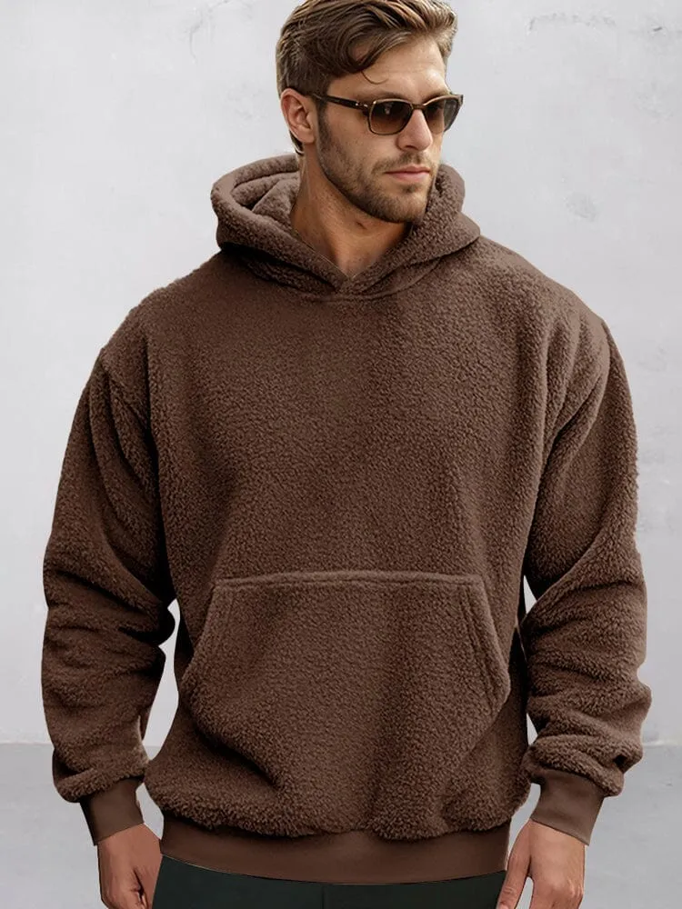 Soft Reversible Plush Hoodie