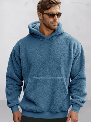 Soft Reversible Plush Hoodie