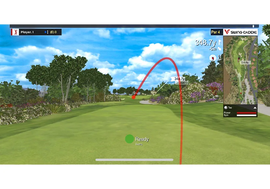 Swing Caddie SC4 Launch Monitor and Golf Simulator