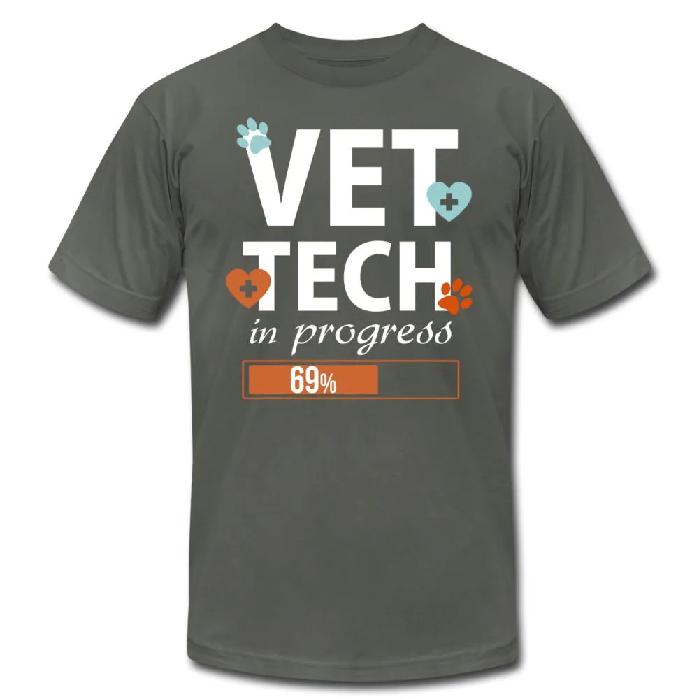 Vet Tech-In Progress Unisex Jersey T-Shirt by Bella   Canvas