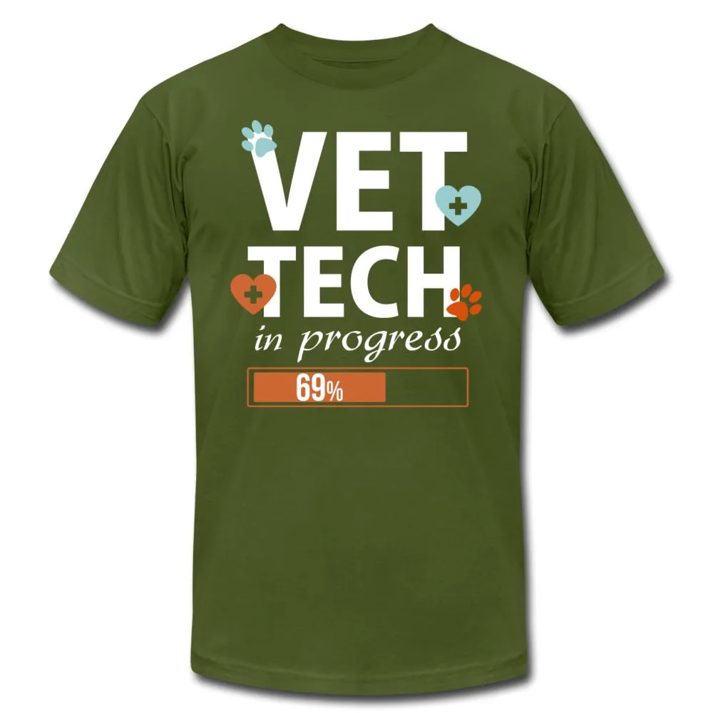 Vet Tech-In Progress Unisex Jersey T-Shirt by Bella   Canvas