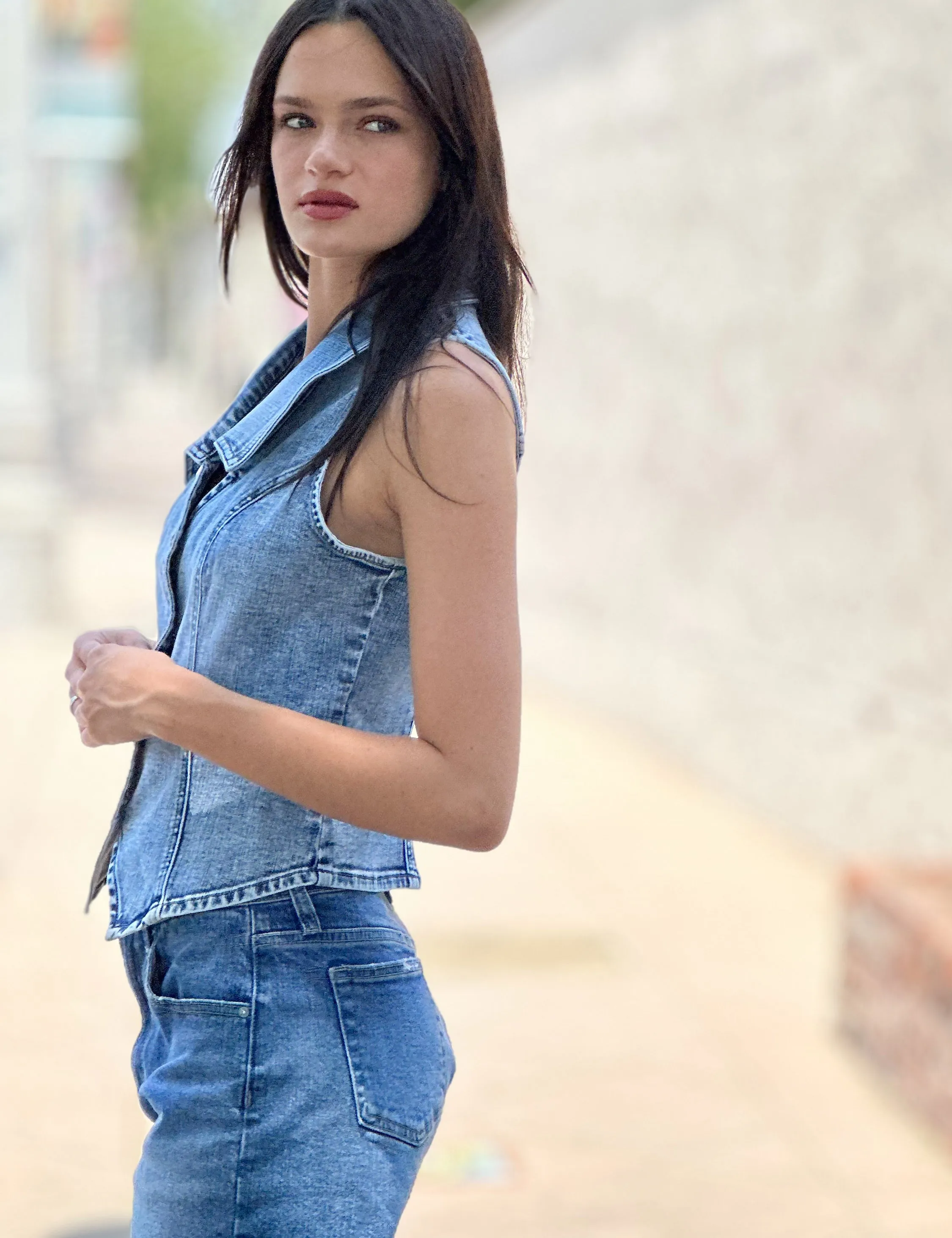 Willa Denim Vest