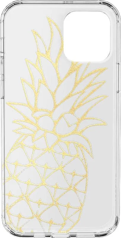 You're a Fine-Apple | Gold Pineapple Clear Case